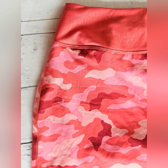 NEW Victoria's Secret PINK Sporty Camo Peach/Coral Skort Skirt Shorts Size Small - Picture 6 of 10